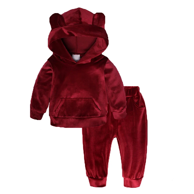 

Fashion Children Clothing Set Baby Boys Girls Clothes Infant Bear Costume Kids Sportsuit Toddler Tracksuit Child Playsuit 2pcs