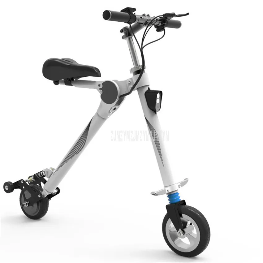 Flash Deal 250W Two-wheel Foldable Adult Scooter Small Mini Electric Bicycle Instead Of Walking Lithium Battery Bicycle For Men and Women 0