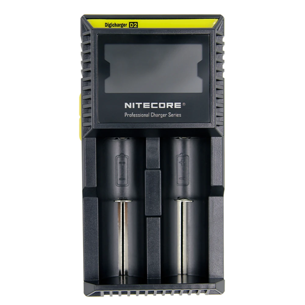 Nitecore D4 D2 18650 Батарея Зарядное устройство с ЖК-дисплей Экран для IMR литий-ионный LiFePO4 Ni-Cd-плеер зарядки 26650 18650 14500 Зарядное устройство