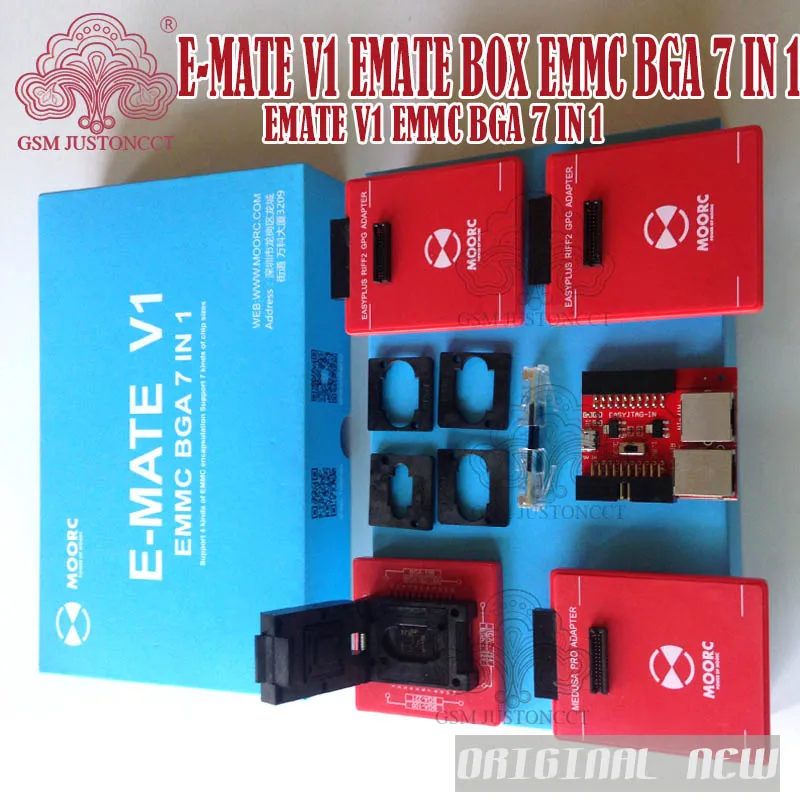 Новый набор для электронной сигареты 7 в 1 Emate PRO box SET EMMC BGA поддержка 4 видов