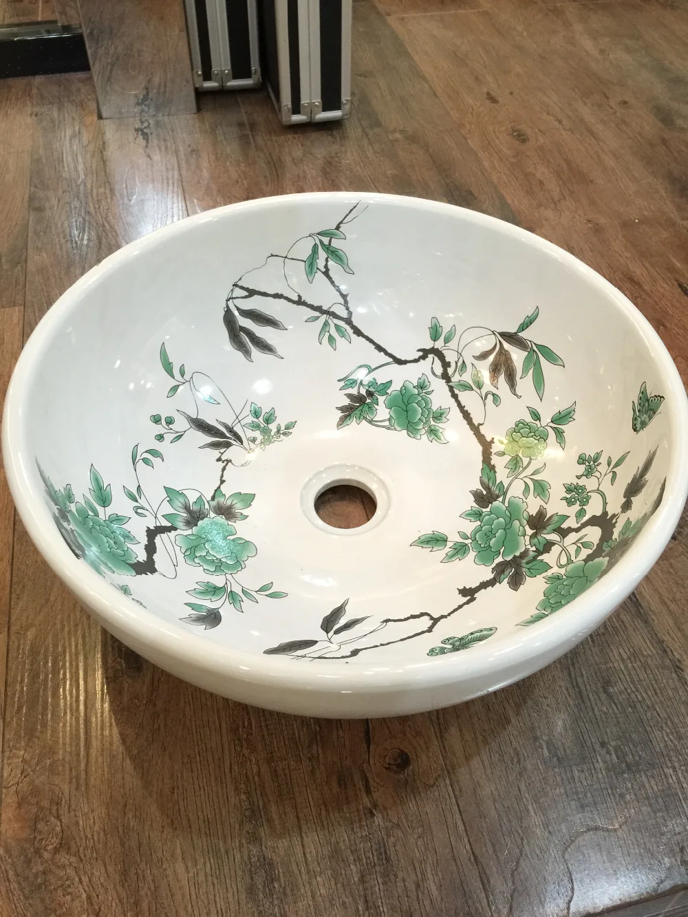 Round Bathroom Ceramic Counter Top Wash Basin Cloakroom Vanity Vessel Sink Bowl 5007in Bathroom