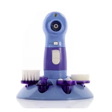 6 in 1 Electric Facial Cleanser Perfect Pore Wash Face Cleaning Brush Blackhead Remover Set Kit for Face Skin Beauty Care