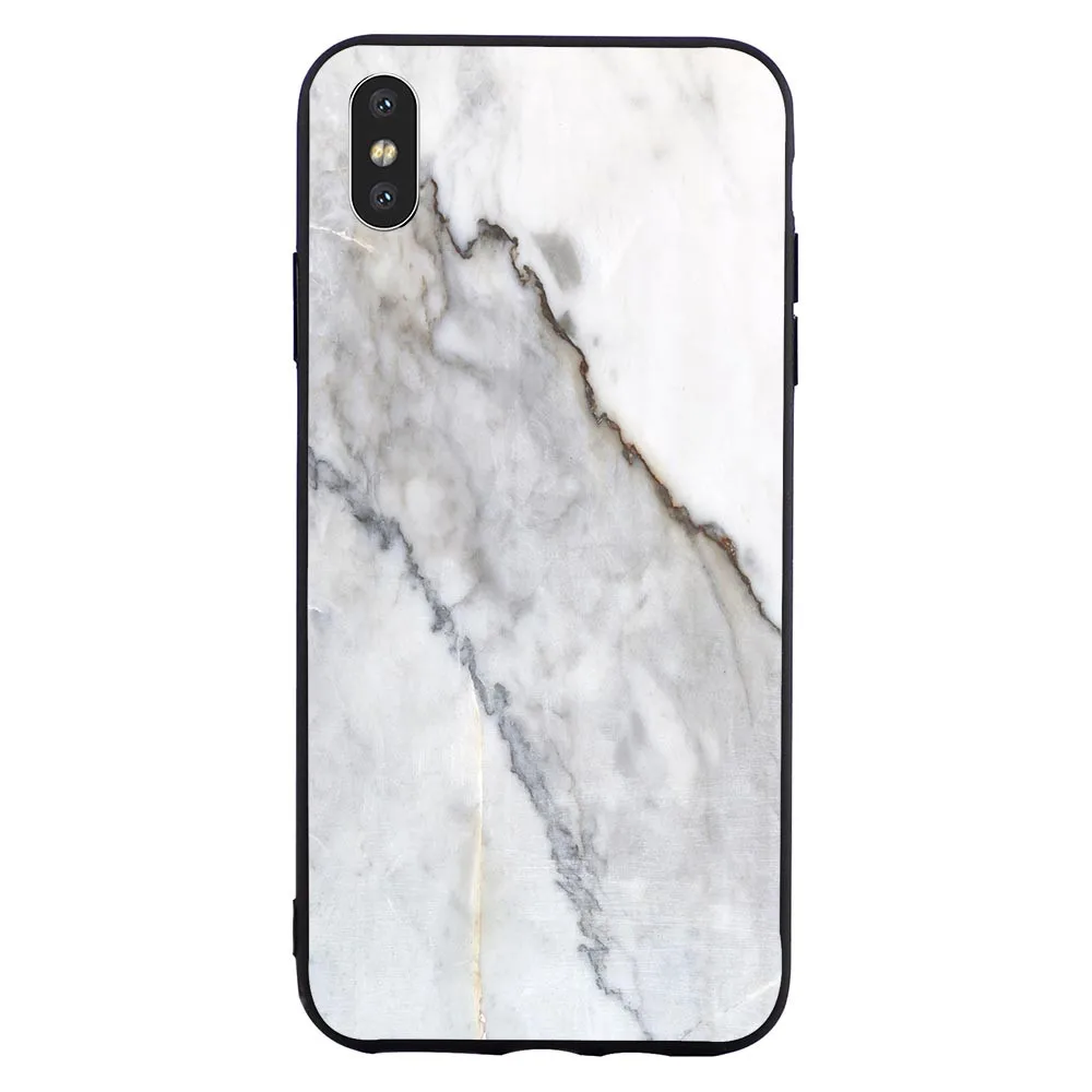 

Protective Pure Marble Phone Cover for iPhone Xs Case Max X 6 6S XR 8 Plus 7 5S 5 SE TPU Soft TPU