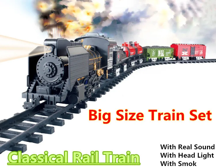 Lowest Price Big Size Classic toys Battery Operated Railway Rail Train Electric Toy Railway Car with Sound&Light&Smoking Rail Car for Child Lowest Price Big Size Classic toys Battery Operated Railway Rail Train Electric Toy Railway Car with Sound&Light&Smoking Rail Car for Child
