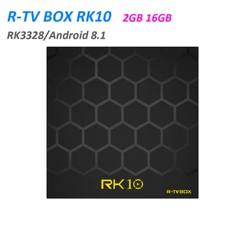 

10pcs R-TV Box RK10 Android 8.1 Smart TV Box RK3328 Quad core 2GB RAM 16GB ROM USB3.0 WIFI 3D 4K HDR10 Media Player