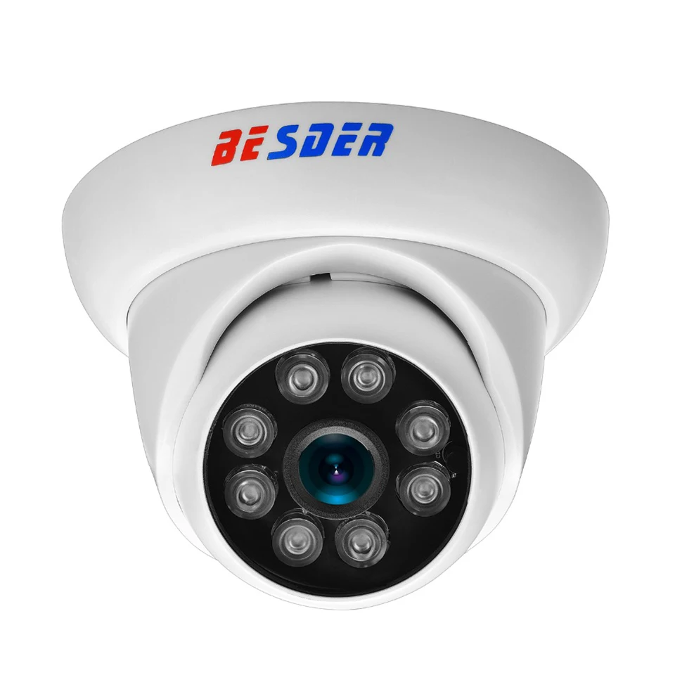 

BESDER 1080P AHD Camera Waterproof Night Vision 25m IR-Cut 24PCS IR LEDs CCTV Security Outdoor Cameras 2MP AHD Camera