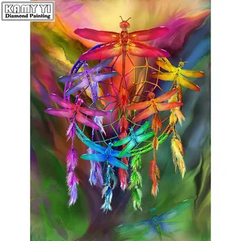 

Full Square/Round Drill 5D DIY Diamond Painting "dragonfly" handmade 3D Embroidery arts Cross Stitch Mosaic Decor gift XY11