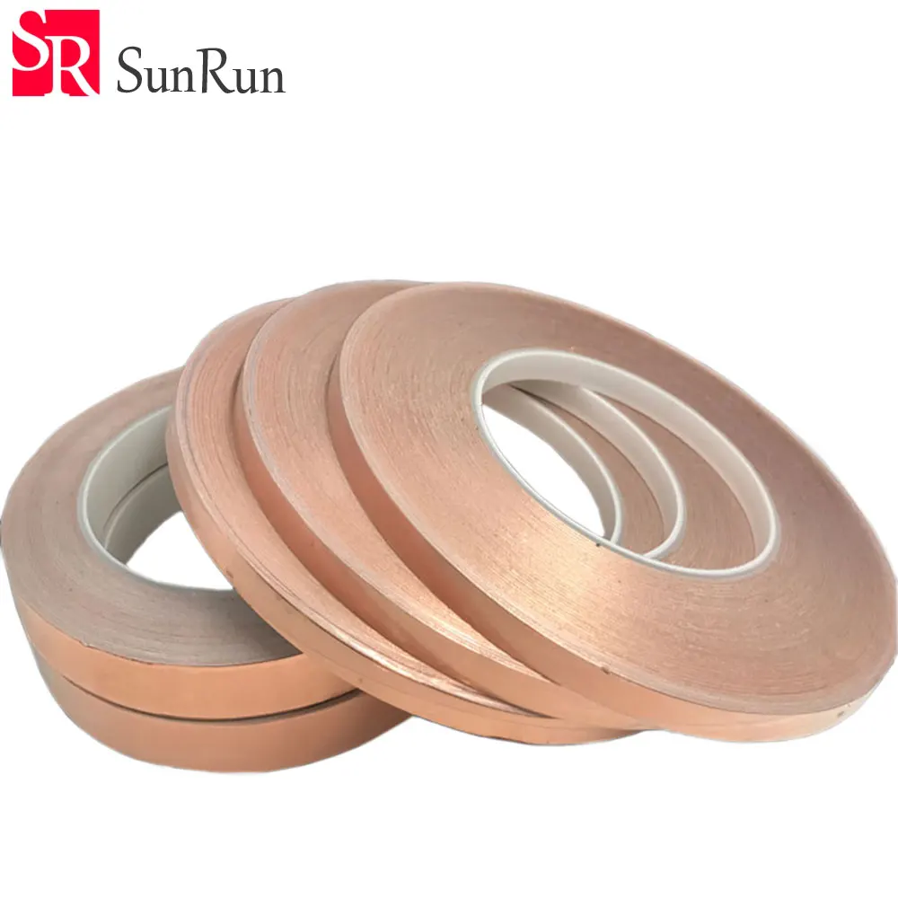 

1 Roll 30M Single Adhesive Conductive Copper Foil Tape EMI Shield Copper Strip Free Shipping