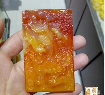 

Free shipping Natural beeswax pendant Five mice send money style, good luck to get rich beeswax hang pendant charm men and women
