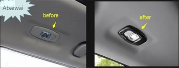 

Abaiwai ABS Car Styling Accessories For Renault Kadjar 2016 2017 Chrome Rear Roof Reading Lamp Light Cover Trim 2 Pcs/Set