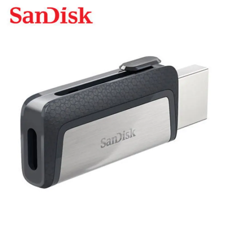 Флеш-накопитель USB SanDisk, флеш-накопитель USB 3,1, USB память type-C, 128 ГБ, 32 ГБ, 64 ГБ, 16 ГБ, двойной флеш-накопитель OTG, USB 3,0, USB флеш-накопитель, 32 ГБ