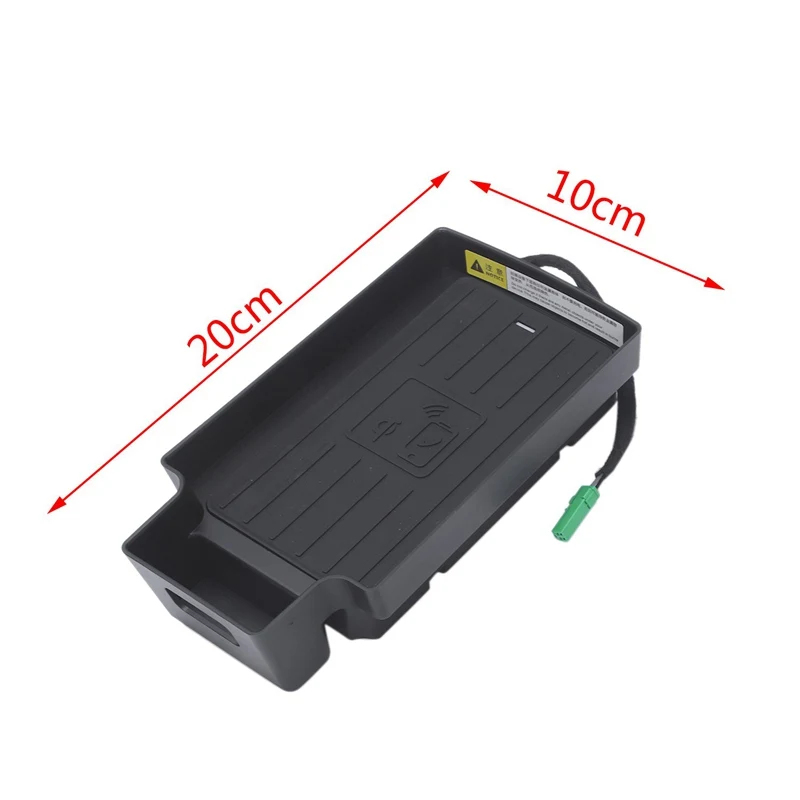 10 Вт автомобильный мобильный телефон Qi беспроводной зарядный коврик модуль консоль коробка для хранения для Audi Q3 2013- автомобильные аксессуары