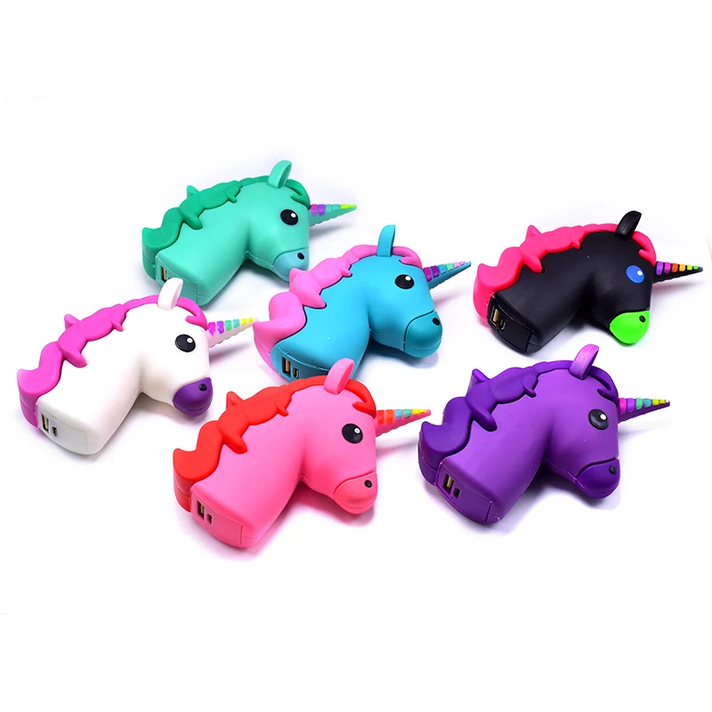 

Emoji Power Bank 8800mAh Unicorn Cartoon USB Output Battery Charger Cases Portable External Battery Pack Charger for All Phone
