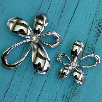 

1x Mordern Furniture Handles Wardrobe Door Pulls Zinc Alloy Cabinet Door Handles 96/64mm Hole Door Pulls and Knobs