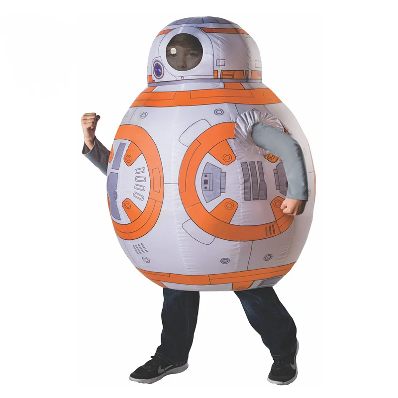 Надувной костюм на Хэллоуин для детей/детей звездные войны Робот BB 8 Косплей