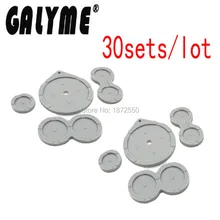 30 компл./лот Токопроводящая резина кнопки Pad комплект Замена для GameBoyAdvance SP GBASP ремонт консоли часть ремонт корпуса