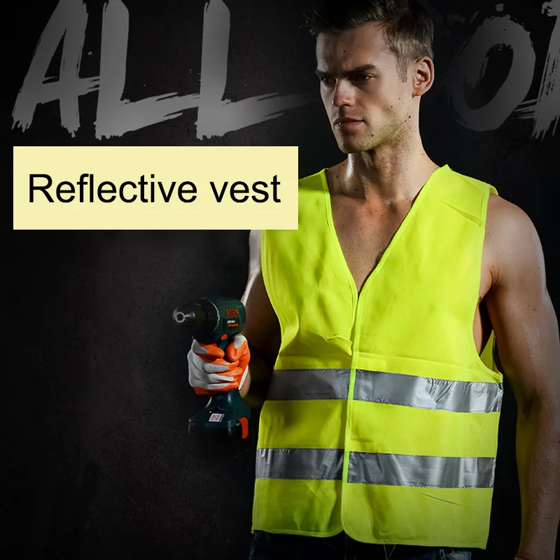 

Newly Safety Reflective Vest Security Visibility Construction Traffic Warehouse