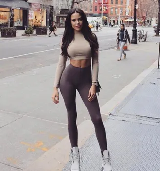 

High Waist Leggings For Women Solid Push Up Leggings Streetwear Athletic Sweat Pants Sportswear Fitness Leggings