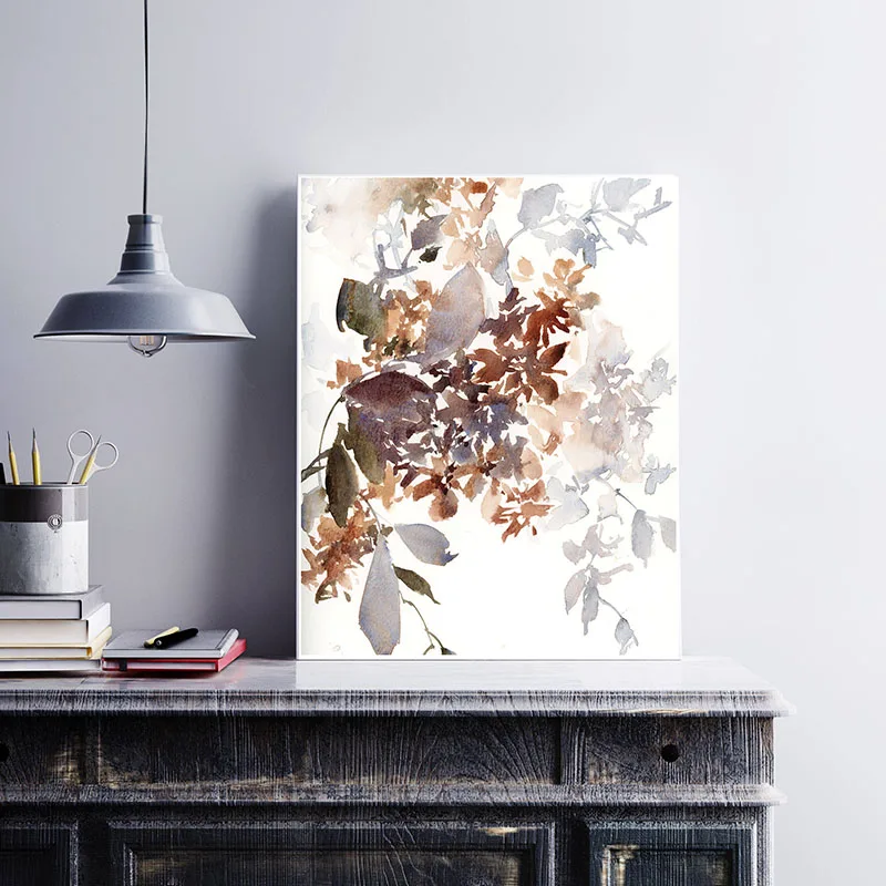 Nordic Poster Plants Leaf Art Print Wall Pictures for Living Room Canvas Painting Unframed Home Decor Paint | Дом и сад