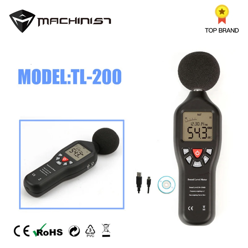 

1pcs Professional Mini Digital Sound Noise Level Meter Decibel Monitoring Indicator Testers 30 ~ 130dB
