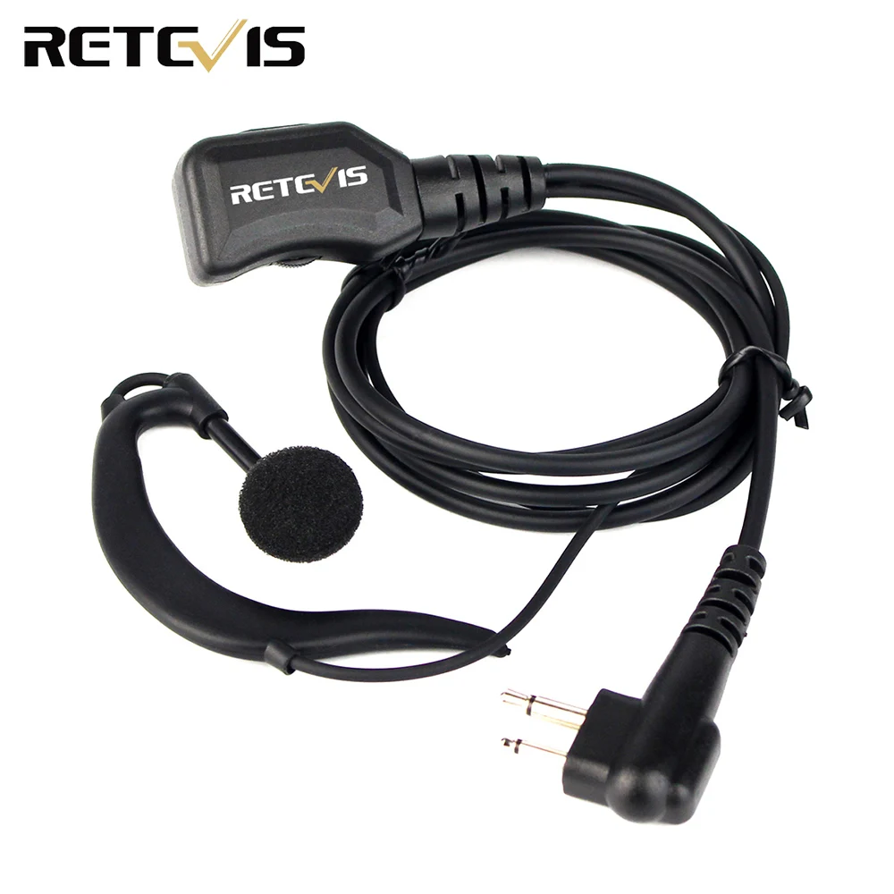 2 Pin Retevis R 111 pttt наушники для Motorola GP68/GP88/GP300/GP2000/HYT TC 500/TC 600 Радио рация Hf трансивер