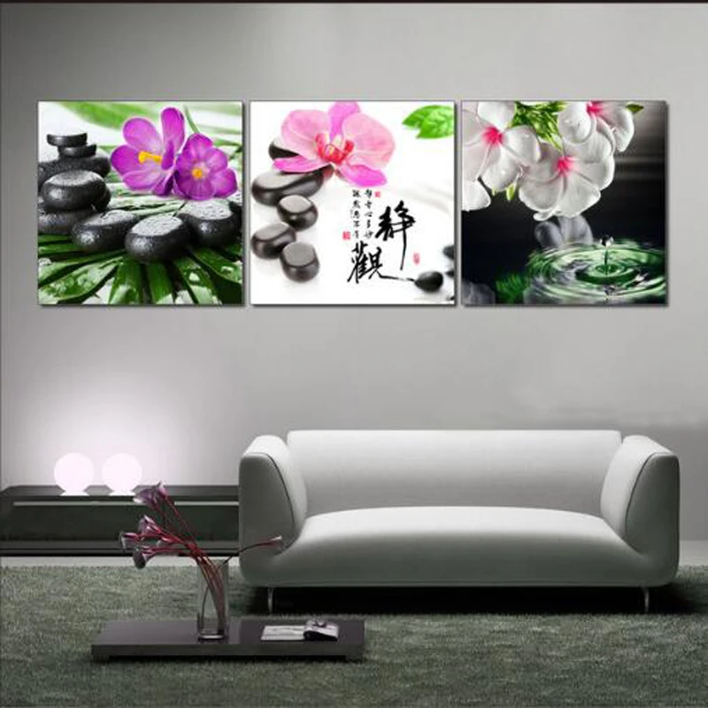 3-Piece-Picture-On-Canvas-Paintings-Modern-Wall-Pictures-Living-Room-Oil-Art-Orchid-Painting-Flower