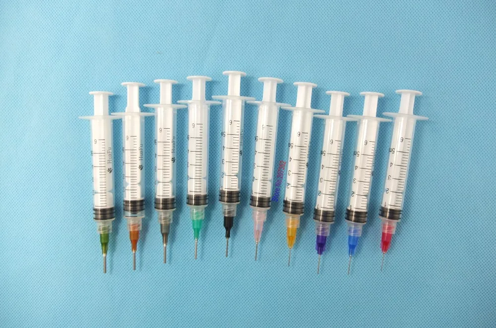 

5ml graduation-scaled Luer lock Industrial Syringes w/ Tips