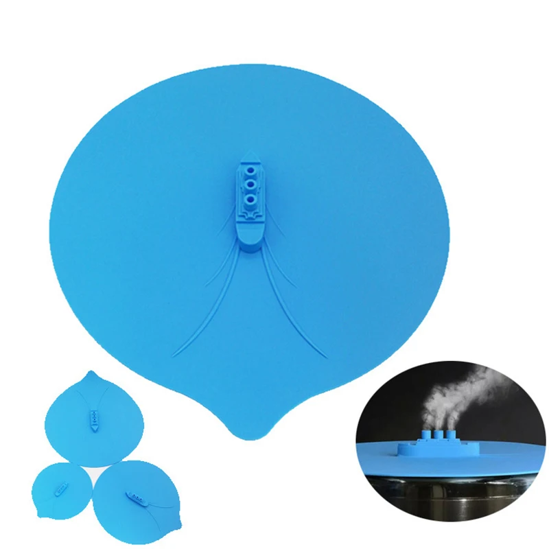 

3Pcs Silicone Stretch Lids Universal Steam Ship Pot Lids Cooker Seal Cover Silicone Cover Pan Cooking Kitchen Accessories