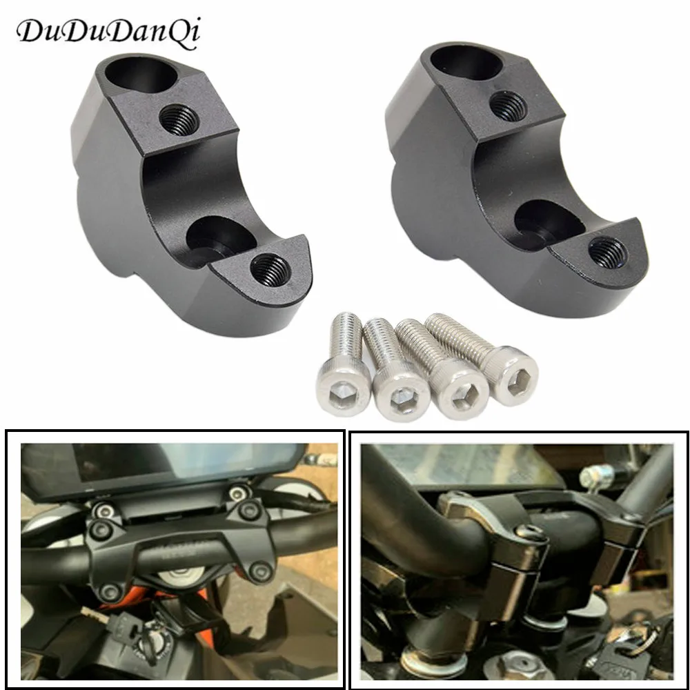 For KTM DUKE 390 Duke 2017 ON Motorcycle Modified Handlebar Risers