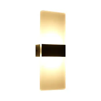 

LED Wall Light Cool White More Bright Modern Acrylic Wall Lamp White Wall Sconce Lights Night Lights Perfect for Living Room