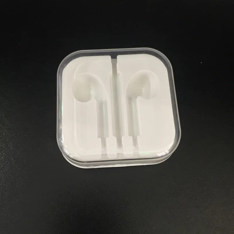 Hot Mini earphone Crystal boxes Headphone accessories box for iphone 5