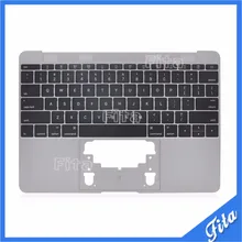 Origina 12 дюймов A1534 серый подставка для Macbook retina A1534 Подставка для рук Клавиатура США с подсветкой