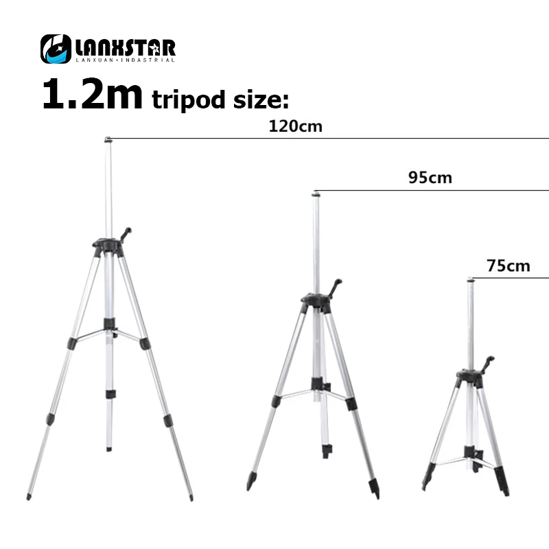 LANXSTAR инфракрасный лазерный уровень штатив алюминий сплав Многофункциональная подставка Открытый камера лазерный градиент Brandreth паук