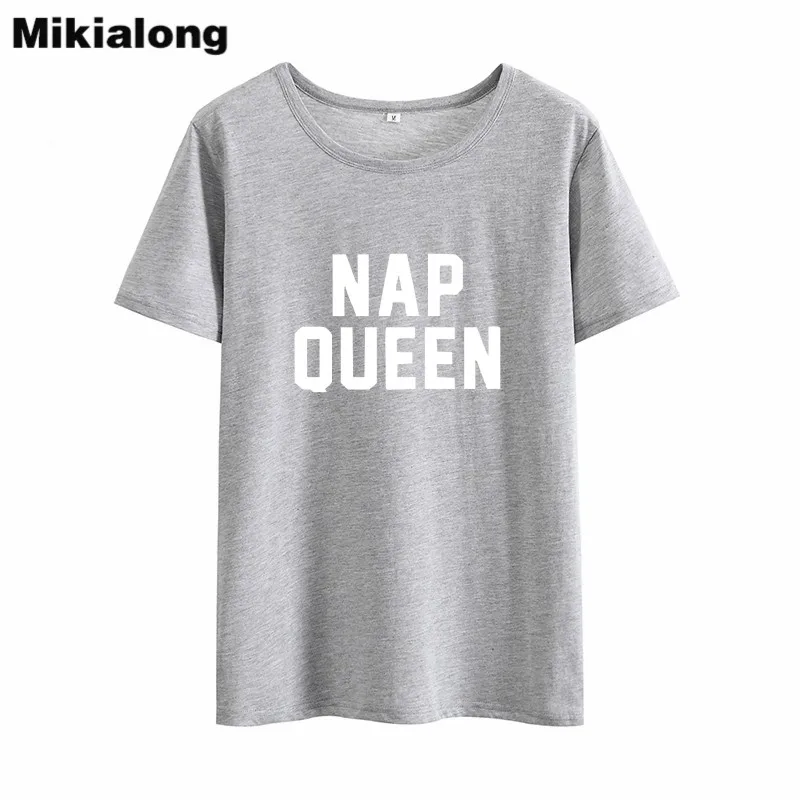 Миссис win NAP QUEEN феминизм футболка Для женщин уличная Hipster черный белая футболка женщина хлопок o-образным вырезом летние топы для Для женщин