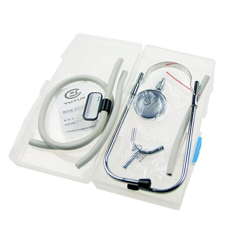 Yuwell Professional Single Stethoscope Full Copper Audible Fetal Heart Rate Medical Stethoscope For Nurse Vet Medical Student-4