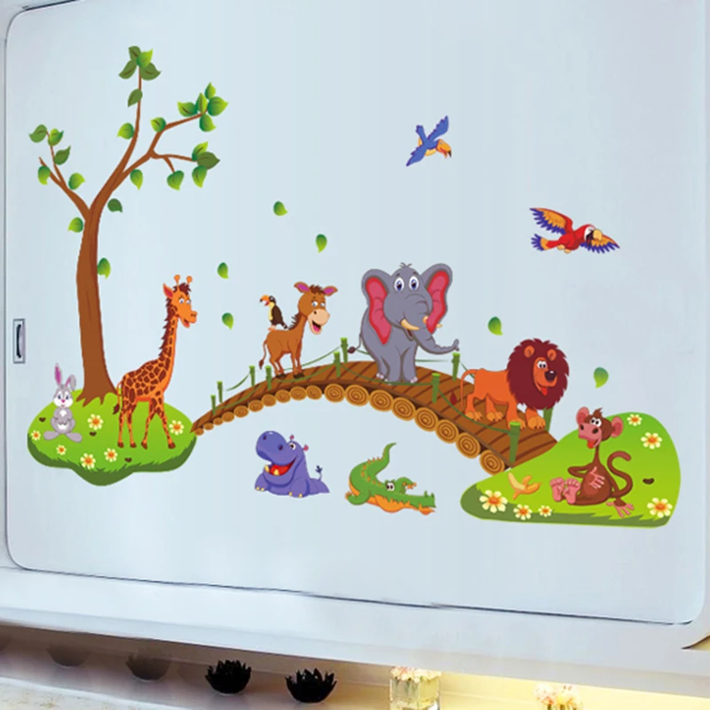 giraffe baby room wall decals