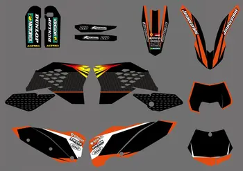 

0304 NEW TEAM GRAPHIC WITH MATCHING BACKGROUNDS FOR SX SXF FULL SIZE MODEL 2007-2010 EXC XC FULL SIZE MODEL 2008 2009 2010 2011