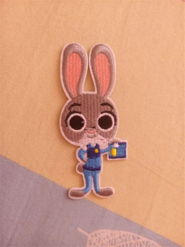 Zootopia Nick and Judy Cartoon stickers Iron on Cloth Patches - Buyers Show 8-2