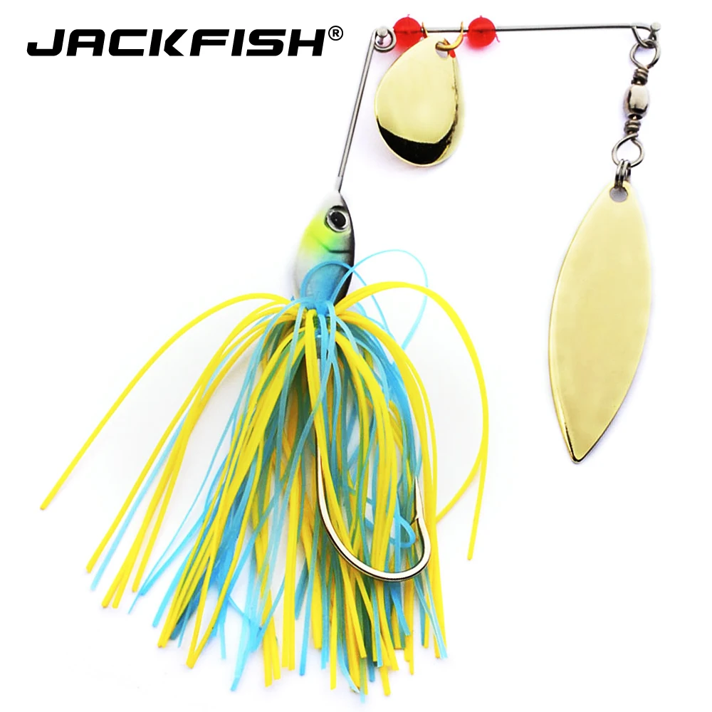 JACKFISH Спиннербейт 18 г buzzbait Spirit Spinner Приманка рыболовная приманка рыболовная жесткая приманка лезвия крючки металлические ложки