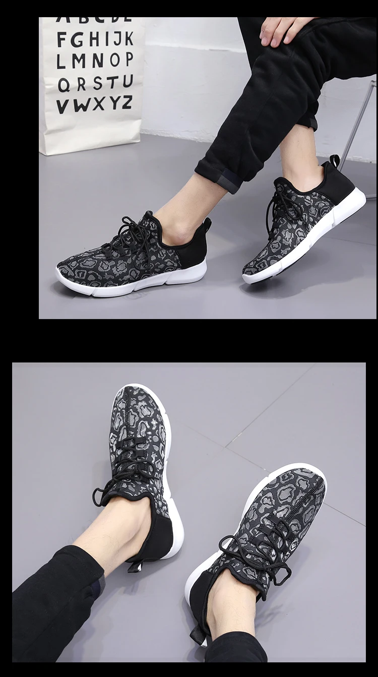 UncleJerry Size 25-47 New Summer Led Fiber Optic Shoes for girls boys men women USB Recharge glowing Sneakers Man light up shoes children's shoes for adults