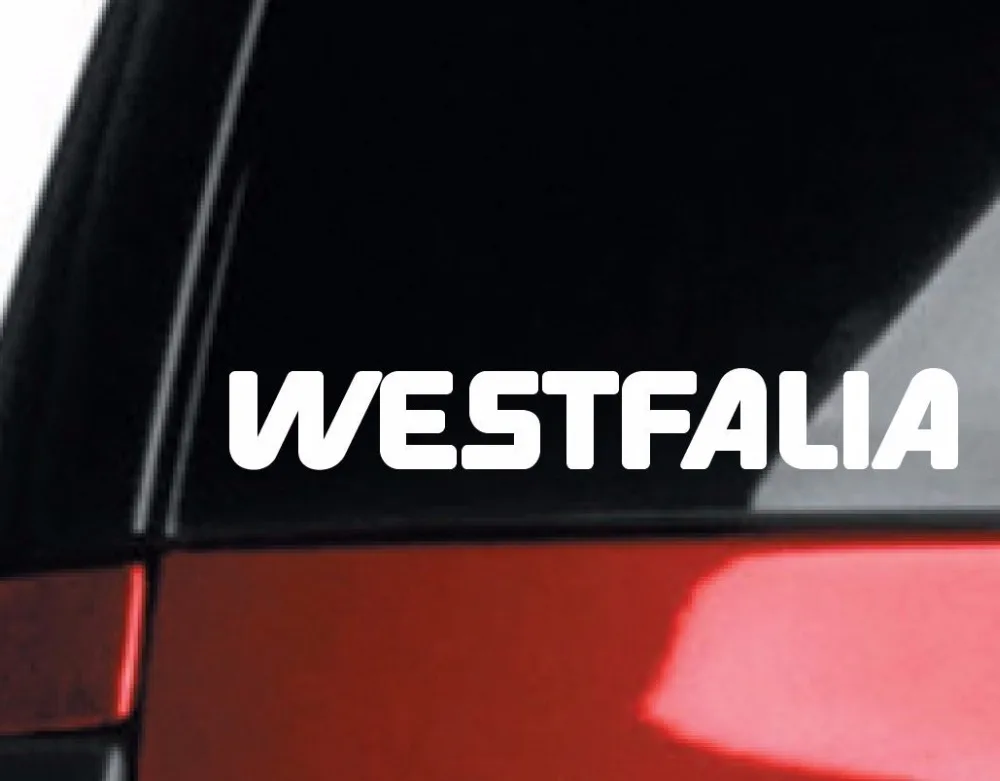 Westfalia 8 &quotнаклейка/наклейка всепогодная для практически любой гладкой