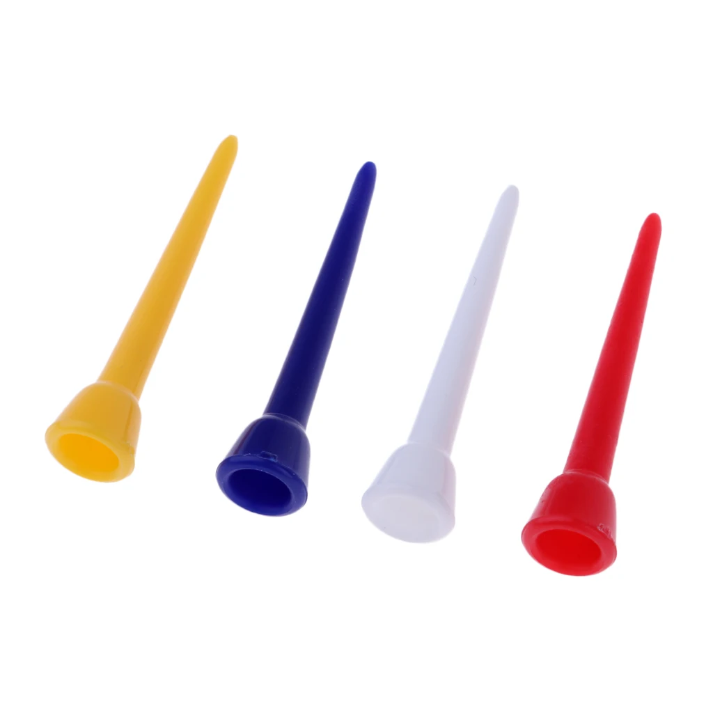 Portable Golf Tee Holder Caddy Keeper 12 Tees & 3 Ball Markers Set with Keychain Keyring Golf Accessory