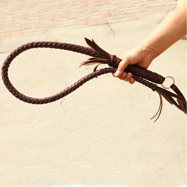 70cm 80cm Horse Riding Crop Whips Hand Made Braided Riding Whips