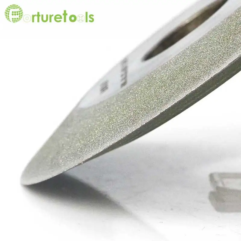 1 piece diamond coated V groove Electroplated grinding wheels for carbide stone agate grinding DD063