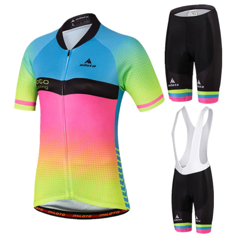 Prix pour MILOTO D'été Femmes Vêtements de Cyclisme Maillot Ciclismo Manches Courtes Vélo Vêtements Respirant Vélo Jersey Vélo Jersey Ensembles Prix pour MILOTO D'été Femmes Vêtements de Cyclisme Maillot Ciclismo Manches Courtes Vélo Vêtements Respirant Vélo Jersey Vélo Jersey Ensembles