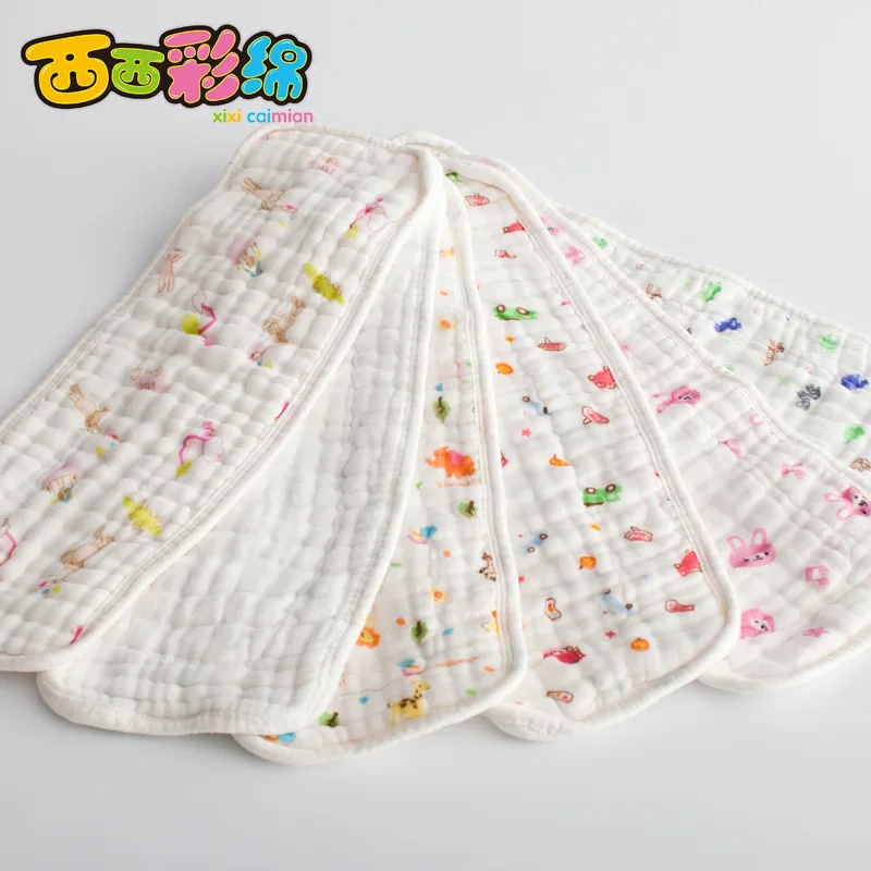 

6PCS 0-12 M Cotton Washable Breathable Baby Nappy Waterproof Reusable Baby Diapers 40*17cm