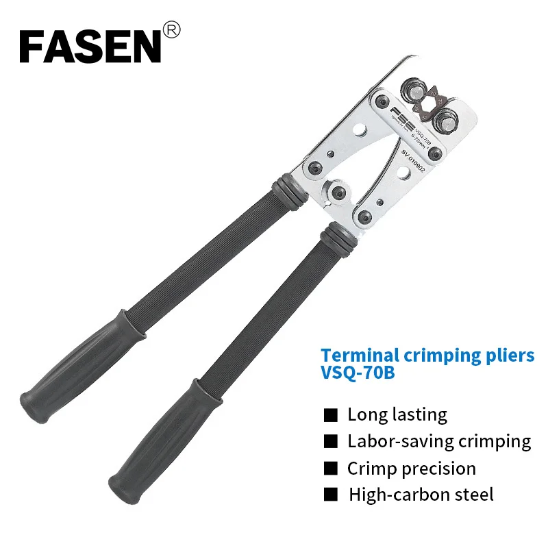 

YSQ-70B/120B Wire Terminal Crimping Tool Cable Lug Crimper Hand Ratchet Terminal Ratchet Electrician Plier