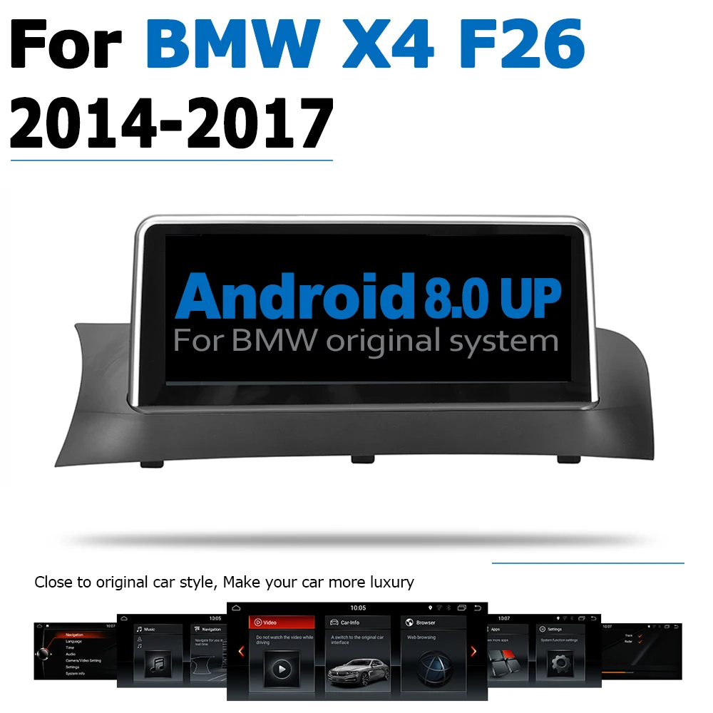 Cheap Android 8.0 up Car DVD Navi Player For BMW X4 F26 2014~2017 NBT Audio Stereo HD Touch Screen all in one 0 Cheap Android 8.0 up Car DVD Navi Player For BMW X4 F26 2014~2017 NBT Audio Stereo HD Touch Screen all in one 0