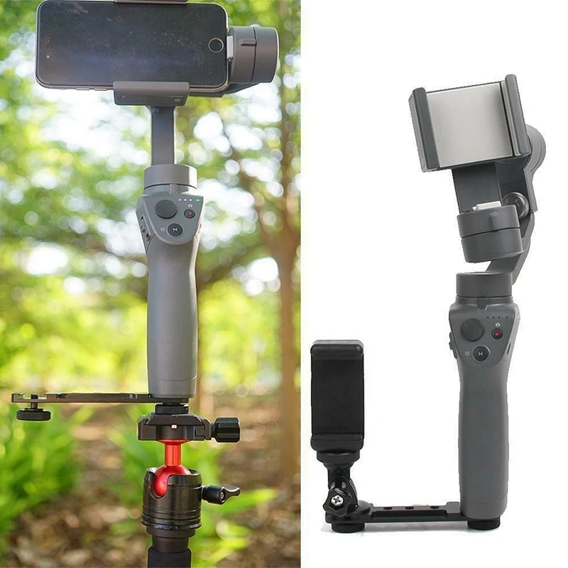 Кронштейн Черная Камера с горячим башмаком для Zhiyun Smooth Q4/3/Osmo Mobile 1 2 Up