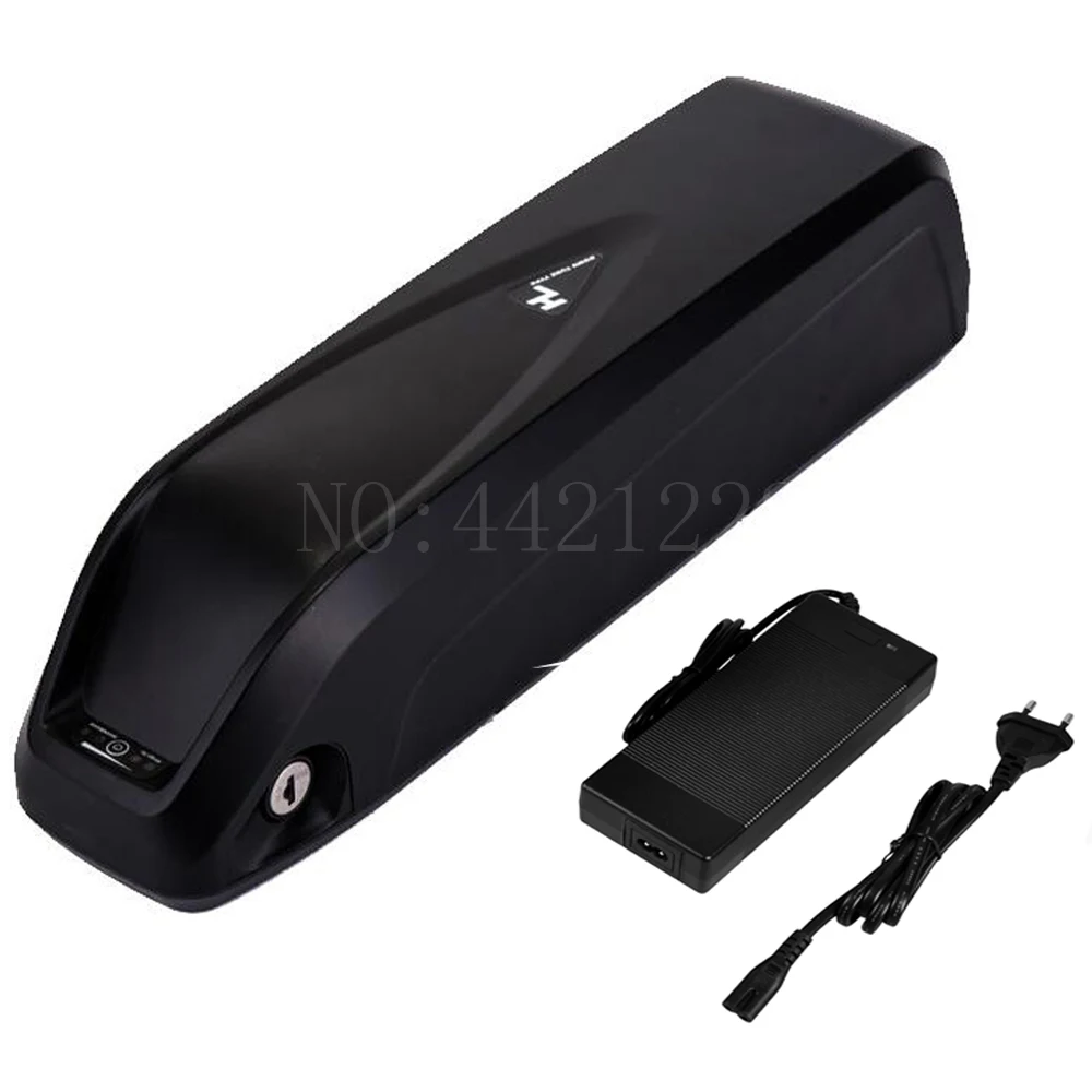 Excellent US EU No Tax 48V 9AH hai long Lithium Battery 48V 500W e bike Down Tube Lithium ion Battery with 2A charger 1